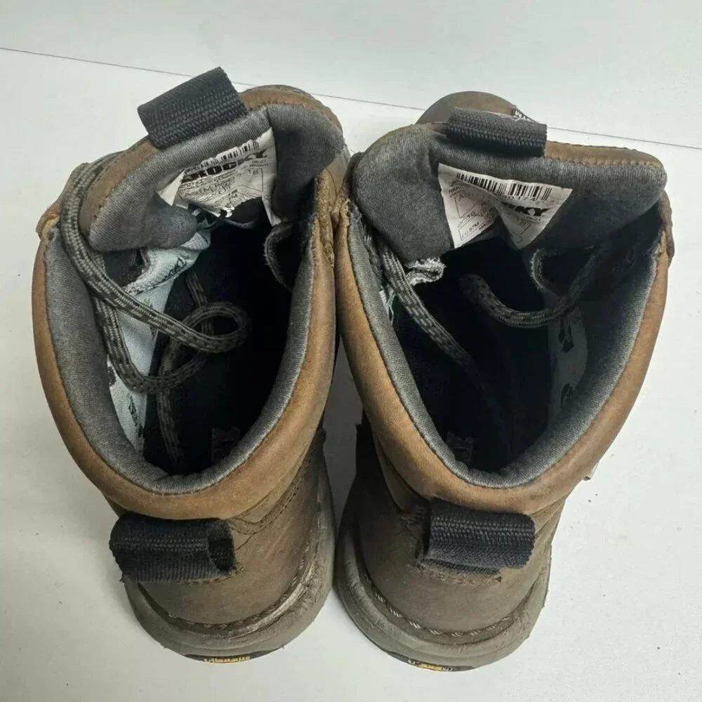 Rocky Women's Ironclad Composite Toe Work Boots Brown Size 7 M